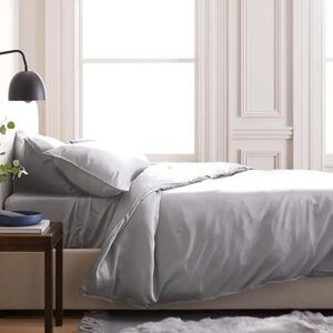 Quince Bamboo Duvet King/Cal King Light Grey